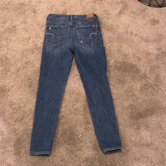 American Eagle high rise jeans size 6 short - Picture 3 of 5